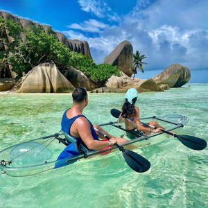 Nuevo Diseño de <span class=keywords><strong>Canoa</strong></span> Transparente, Kayak Doble, <span class=keywords><strong>Canoa</strong></span> Transparente de Cristal, <span class=keywords><strong>Alquiler</strong></span> de Kayaks para Playa - Product Image 5