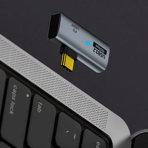 2 в 1 USB 3,2 адаптер 10 Гбит/с для передачи данных Type-C OTG адаптер с питанием 100 Вт PD otg преобразователь для зарядки даты - Product Image 6