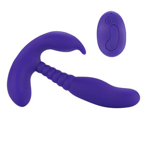 Aphrodisia Télécommande Plaisir Anal Double Stimulateur Prostate Vibrant Silicone + ABS 10 Modes de Vibration 10m Télécommande USB - Product Image 5