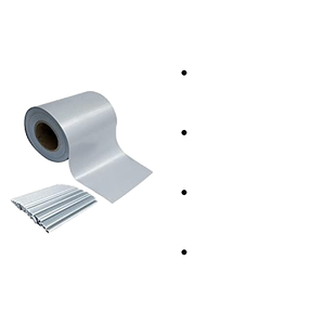 Strisce frangivista in PVC 19cm*35m Grigie per Recinzione da Giardino, Rotolo Ecologico Impermeabile <span class=keywords><strong>TAK</strong></span> SR-006 Saldato Chimicamente - Product Image 4