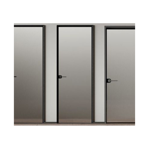 Sécurité de haute qualité ouverture intérieure fenêtre verre aluminium <span class=keywords><strong>entrée</strong></span> <span class=keywords><strong>porte</strong></span> plate insonorisée - Product Image 3