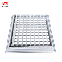 Système de ventilation le plus vendu, grilles de transfert d'air de porte en plastique ABS de haute qualité - Léger, à poser pour usage industriel