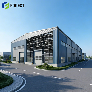 Parc logistique multifonctionnel en structure acier PEB avec système de toiture à panneaux solaires, usine certifiée ISO9001 - Product Image 1