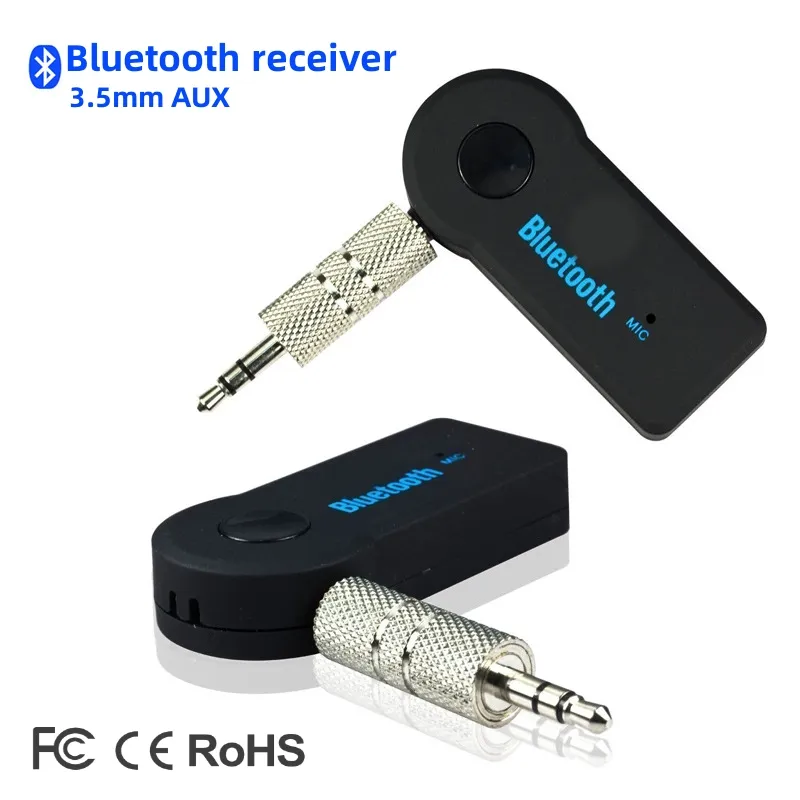 GXYKIT BT 5.0 wireless audio transmitter mini 3.5mm Aux port Handsfree Bluetooth stereo Music Adapter Car Kit Bluetooth Receiver