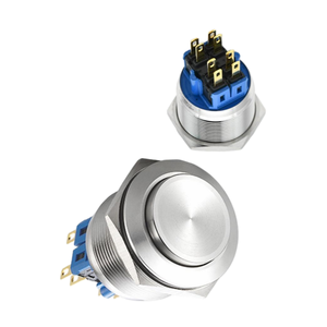 25MM Stainless Steel Button Flat/Dome Head Without <b>Light</b> IP65 Rated 220V 3A - Product Image 6