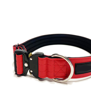 Kerah anjing taktis tugas berat kerah anjing nilon <span class=keywords><strong>1</strong></span>.5 inci 2 inci dengan gesper logam emas untuk anjing sedang dan besar - Product Image 4