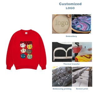 2-12T Biểu Tượng Tùy Chỉnh Trẻ Em Quần Áo Sang Trọng Phim Hoạt Hình In Dài Tay Áo Vòng Cổ Trẻ Em Hợp Thời Trang 365G Thanh Thiếu Niên Áo <span class=keywords><strong>2025</strong></span> - Product Image 6