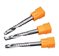 3.175mm Aluminium Simple Flûte Spirale Bits End Mill Cnc Gravure Tungstène Cobalt Alliage Fin Fraisage Carbure Outils De Coupe