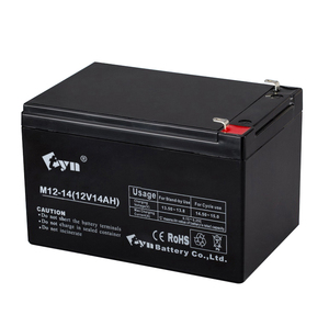 <span class=keywords><strong>Batterie</strong></span> au <span class=keywords><strong>gel</strong></span> scellée <span class=keywords><strong>12V</strong></span> <span class=keywords><strong>14AH</strong></span> pour systèmes d'alarme incendie, éclairage solaire, onduleurs et outils électriques - Longue durée de cycle profond - Product Image 1