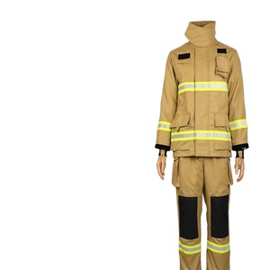 ชุดป้องกันนักดับเพลิงแบบกลาง สำหรับกู้ภัย ปรับแต่งได้ตามต้องการ ขายส่งจากโรงงาน มาตรฐานยุโรป ชุดดับเพลิงแบบลำลอง - Product Image 3