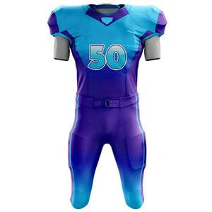 Uniformes de football américain personnalisés de qualité supérieure, logo personnalisé, polyester, taille XL - Product Image 2