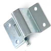Charnière de porte accordéon pour serrure de panneau de boîte en fer blanc en acier inoxydable et alliage de zinc avec cylindres pour boîte à outils