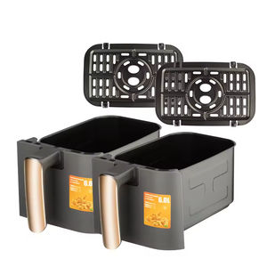 Freidora de aire eléctrica inteligente automática europea y americana, moderna, de plástico, multifuncional, para el hogar, grande y cuadrada - Product Image 6