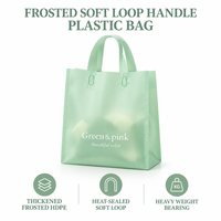 Sac de shopping personnalisé en PP/PVC dépoli, élégant sac cadeau pour vêtements de créateurs, soins de la peau et boutiques de luxe
