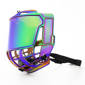 Professionale di alta qualità <span class=keywords><strong>Hockey</strong></span> su ghiaccio attrezzatura protettiva Full <span class=keywords><strong>Face</strong></span> visiera con ghiaccio <span class=keywords><strong>Hockey</strong></span> gabbia Revo verde giocatore maschera - Product Image 2