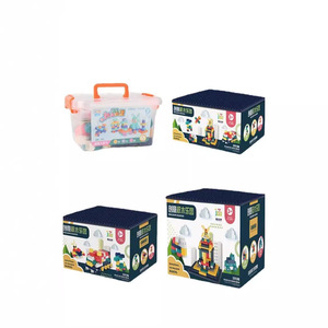 HY Toys Cubo de madera de grano grande juguetes de ensamblaje 3 años 6 niños y niñas Almacenamiento de placa inferior de iniciación para padres e hijos - Product Image 4