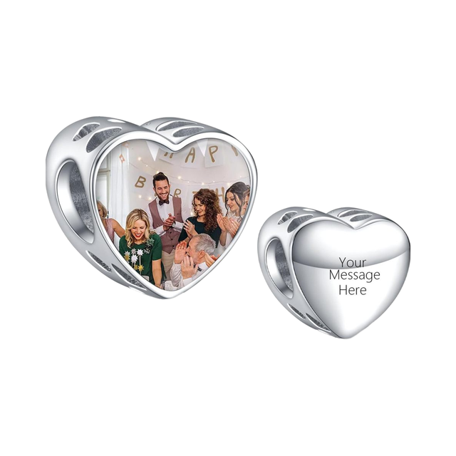 NINGAN Customized 925 Sterling Silver Fine Pendant Necklaces Personalized Photo Charms Engraved Heart Family Tree Dad Mom Love