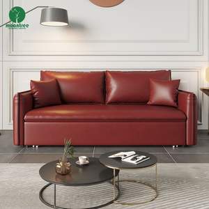 Moontree Vente à chaud de luxe de style nord-européen facile à installer canapé-<span class=keywords><strong>lit</strong></span> pliant en cuir canapés-lits pliables pour dormir - Product Image 3