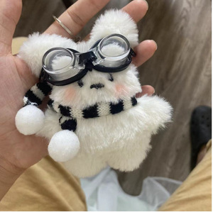 <span class=keywords><strong>Porte</strong></span>-clés en peluche chiot pilote mignon, pendentif créatif, breloque de sac Kawaii pour filles - Product Image 2
