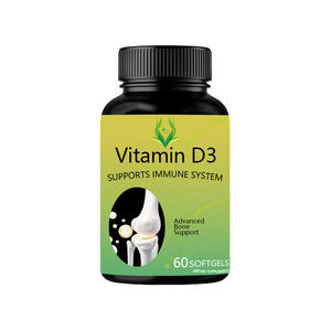 Venta caliente 5000IU Vitamina D3 Softgels Soporte Absorción Sistema de inmunidad para Mujeres Hombres Suplemento de vitamina D3 - Product Image 1