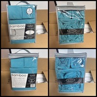 Ensemble de draps en bambou écologiques, biologiques, rafraîchissants et respirants, 6 pièces, ensemble de draps ajustés pour lit Queen