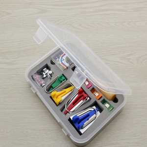 Quilting Edging And <b>Binding</b> Tool Set Plastic Portable Sewing <b>Machine</b> Accessories For Quilting - Product Image 2