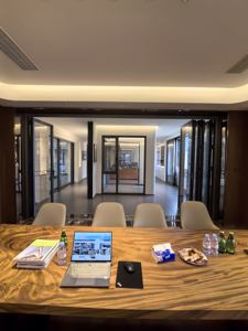 ประตูกั้นอลูมิเนียมพับได้แนวตั้งกันขโมยกันน้ำกันขโมย - Product Image 4