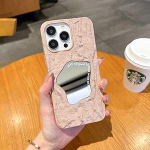 Custodia per cellulare antiurto alla moda in TPU+PC effetto marmo 3D con rughe, per modelli 11/12/13/14/15/16 Pro Max, 6 colori, marca <span class=keywords><strong>KRS</strong></span> - Product Image 3