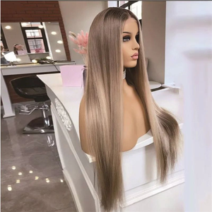 Làm nổi bật thẳng Brazil tóc giả tóc với 613 cho ren phía trước đóng cửa nhỏ <span class=keywords><strong>Cap</strong></span> Kích thước 10 '-30' dài cho ren phía trước tóc giả - Product Image 5