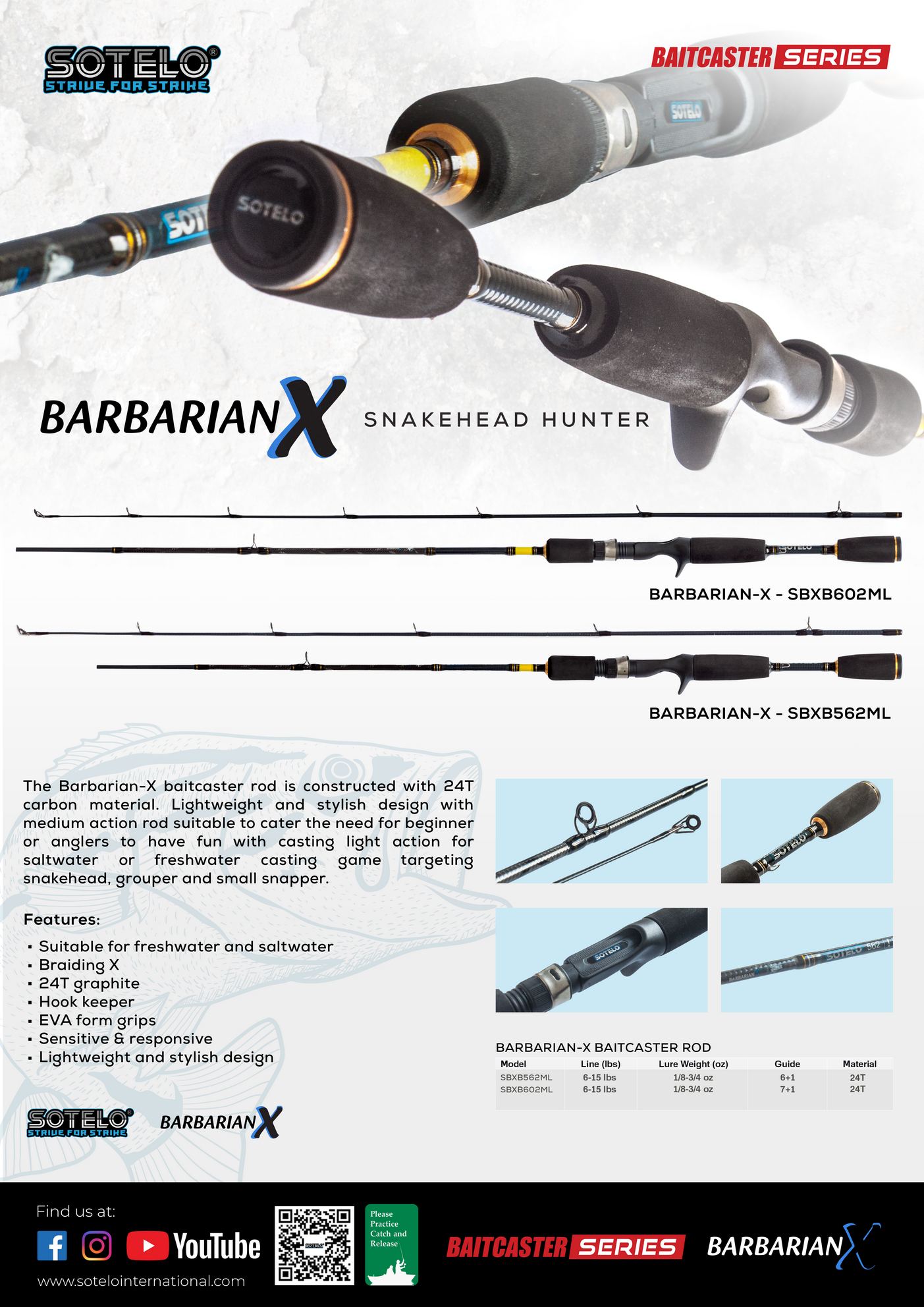 barbarian fly fishing rod SOTELLO Barbarian X