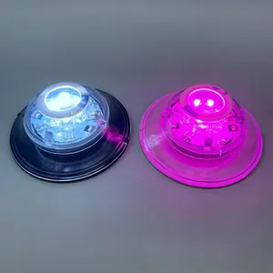 OEM Coaster Garrafa De Champanhe 3W Led Beams Impermeável LED Garrafa Adesivos Garrafa Luz