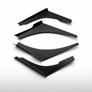 4 Uds FRP Track Canards para Lancer Evolution 7-9 EVO modelo <span class=keywords><strong>de</strong></span> mejora <span class=keywords><strong>de</strong></span> rendimiento personalizado - Product Image 3