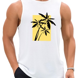 Aprovecha las Vacaciones con Estilo: Camisetas sin Mangas para Hombre, 100% Algodón, Ideales para Escapadas Tropicales y Aventuras de Verano - Product Image 4