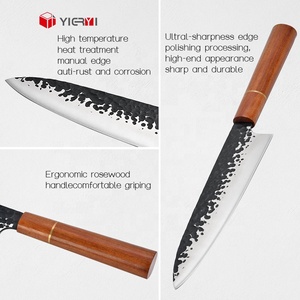 Chất Lượng Cao Búa Lớp Phủ Màu Đen Lưỡi Dao Nhà Bếp Giả Mạo Dao Đa Chức Năng Dao Thiết Lập Với Điểm Khác Nhau của Thanh Kiếm - Product Image 6