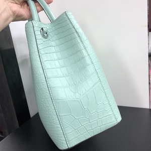 Bolso de mano 100% de piel de cocodrilo auténtica – Elegante bolso de diseñador con cierre de cremallera, bolso de mano de piel exótica de lujo - Product Image 2
