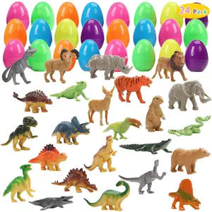 플라스틱 부활절 달걀 놀람 장난감 다채로운 구색 밝은 빈 포탄, 당 사냥 게임을 위한 기술 바구니 Stuffers