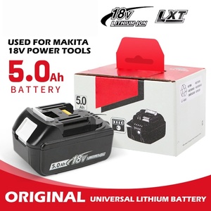 <span class=keywords><strong>Makita</strong></span> 18V 전동 공구용 5.0Ah 고용량 배터리, BL1850 BL1840 BL1830 교체, 내구성 있는 리튬 이온 - Product Image 4