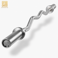 Barre de musculation chromée ZY, robuste, pour la musculation, l'entraînement en force, équipement de salle de sport pour centre de remise en forme et salle de sport à domicile