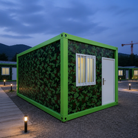 Maison modulaire en conteneur résistante aux intempéries pour station de ski en montagne à haute altitude