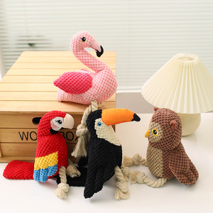 Juguetes para perros de compañía-Juguetes chirriantes para perros de peluche-Cachorro de peluche masticable EN EL Toy-19asst. Animales - Product Image 6