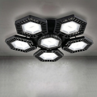 Lámpara LED de Techo para Garaje con Paneles Plegables 60W 80W 120W E27 85-265V para Taller, Sótano, Almacén, Comercio Minorista, OEM, ODM