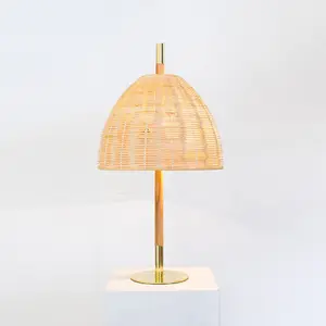 Nouvelle tendance des lustres d'intérieur en bambou faits à la main, lampe légère populaire en europe, abat-jour, vente en gros, Offres Spéciales