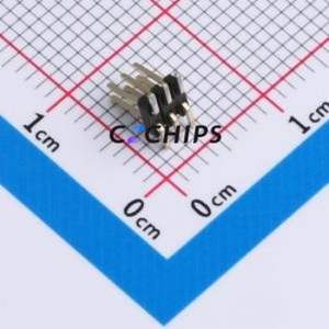 HX PZ1.27-2x3P TP Pin Header SMD,P=1.27mm Connector ( Pin Structure: 2x3P )( Pitch: 1.27mm )( Row Spacing: 1.27mm ) - Product Image 2