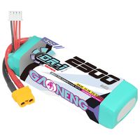 GAONENG GNB DR-1 Series 2300mAh 3S 11.1V 150C XT60 RC LiPo batterie RC voiture bateau appareils électriques RC hors charge et en Lo