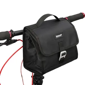 Водонепроницаемая изолированная сумка на руль велосипеда Rhinowalk, водонепроницаемая складная сумка на переднюю раму велосипеда для электровелосипеда