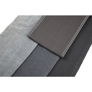 Tela de mezclilla de LICRA de poliéster La mejor y más barata tela de mezclilla de jeans azul negro de China 8,1 oz para Egipto - Product Image 3
