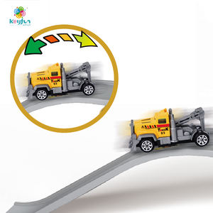 Mini station-service électrique en plastique jouet catapulte piste de voiture de course bricolage ensemble d'aventure enfants semblant jouer jeu Simulation pompe à essence - Product Image 4