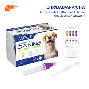Kit de Prueba Veterinaria Ehr/Ana/<span class=keywords><strong>Bab</strong></span>/Chw, Combo de Ehrlichia, Anaplasma, Babesia y Heartworm, Prueba <span class=keywords><strong>R</strong></span>ápida para Perros - Product Image 1