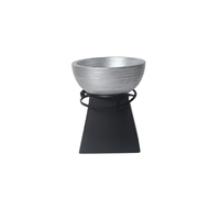 Diffuseur d'huiles essentielles moderne en béton et bois avec pierre de lave volcanique – Ensemble d'aromathérapie pour la décoration intérieure