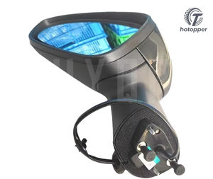 Ensemble de rétroviseur pour réflecteur <span class=keywords><strong>Chevrolet</strong></span> <span class=keywords><strong>Orlando</strong></span> avec ligne rouge et peinture pliante électrique - Product Image 5